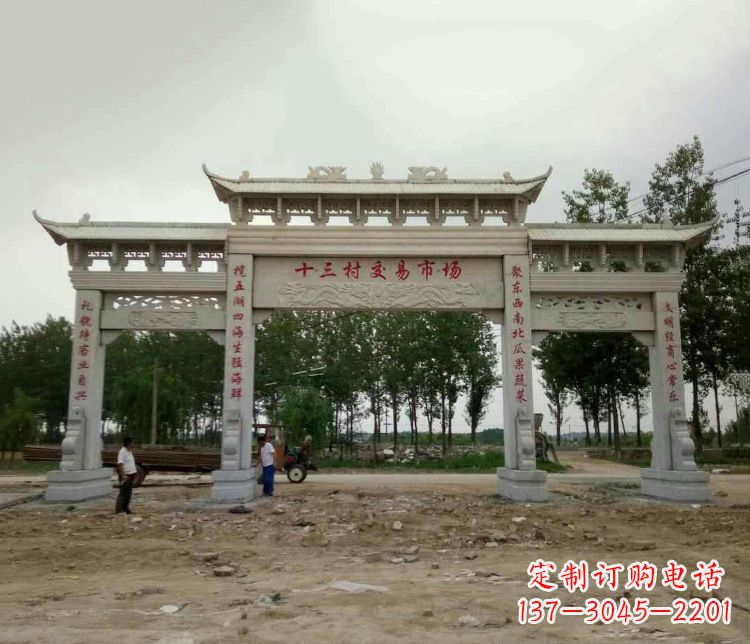 商丘精美石牌坊雕塑,令你惊艳无比