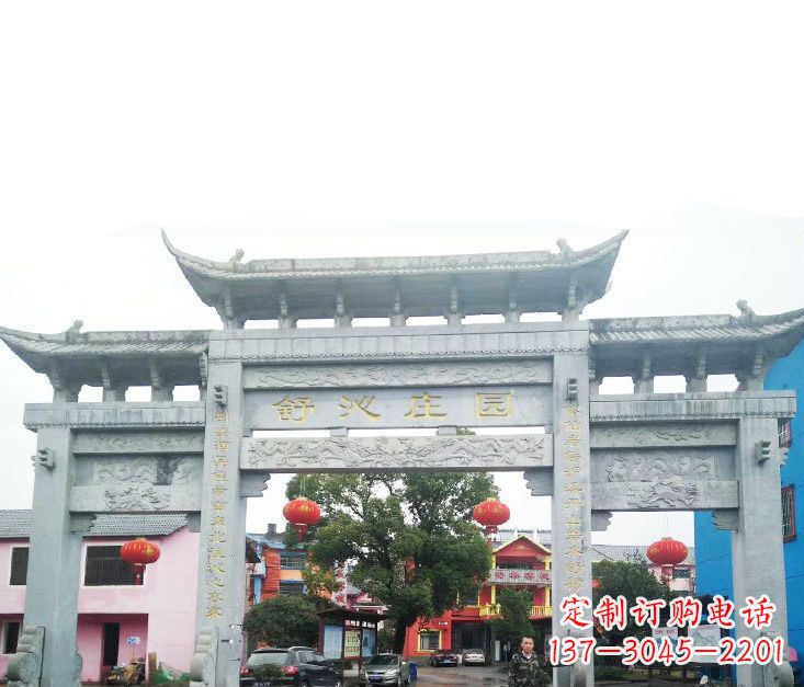 商丘石牌坊雕塑——见证时刻的美好记忆