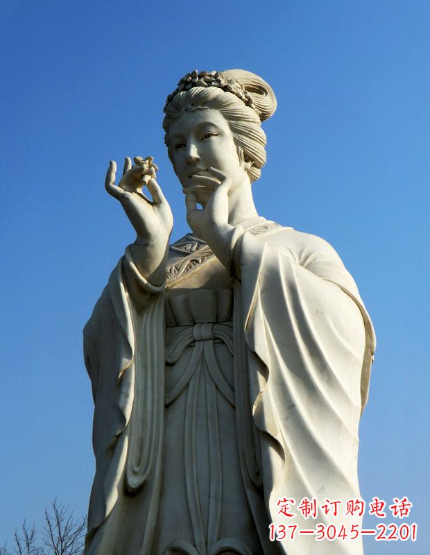 商丘精美绝伦的古代美女雕像