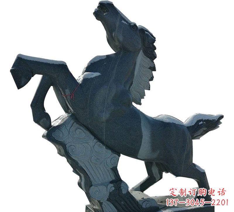 商丘中领雕塑的高精度石质马雕塑,是由于其精美…