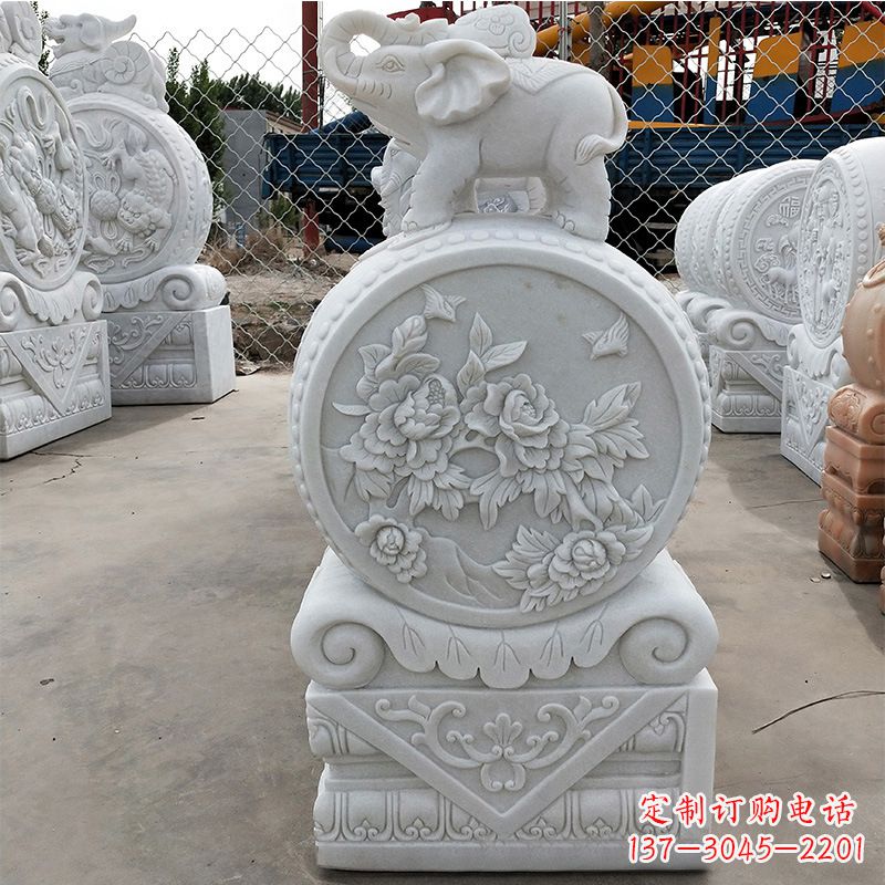 商丘石雕门墩抱鼓石