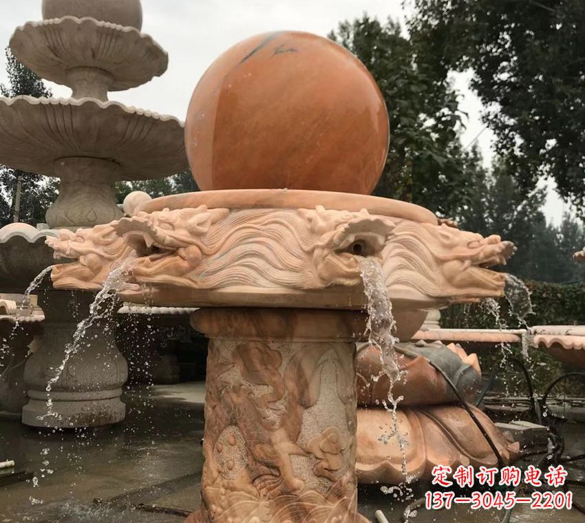 商丘石雕自然流水喷泉
