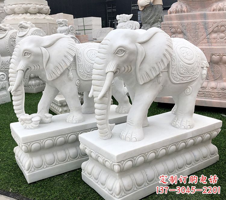 商丘石浮雕大象