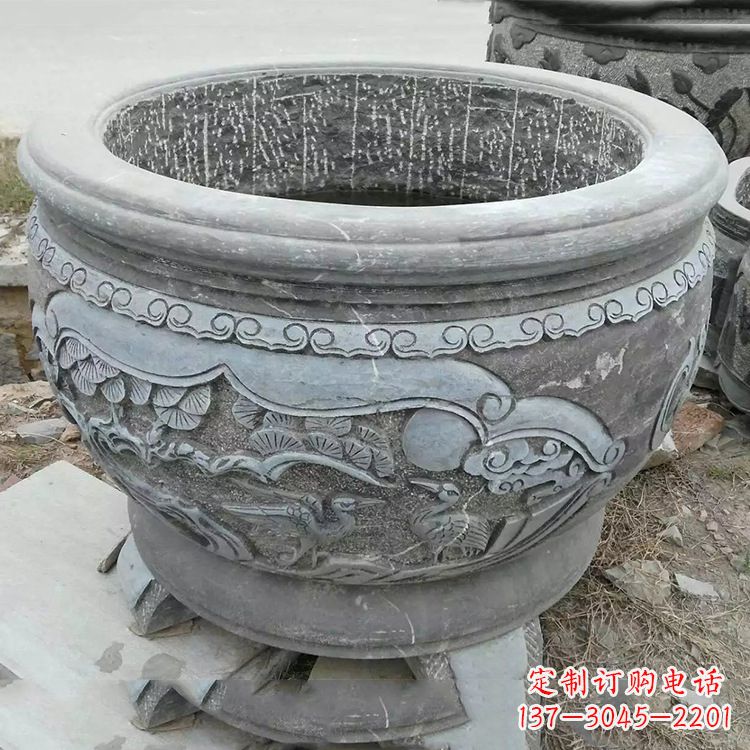 商丘石刻园林鱼缸