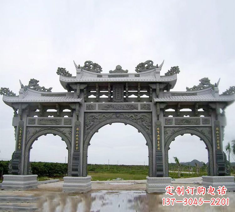 商丘石牌坊 楼