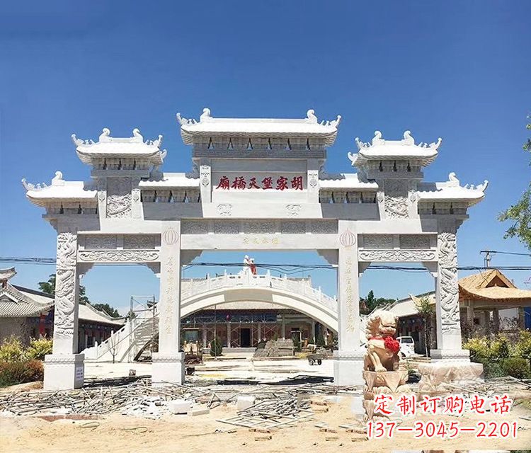 商丘石牌坊的雕刻