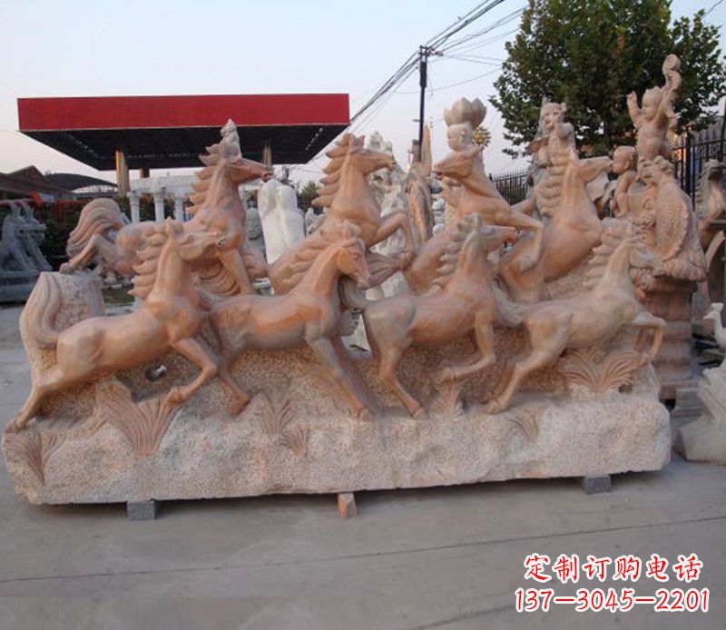 商丘石头奔马雕塑