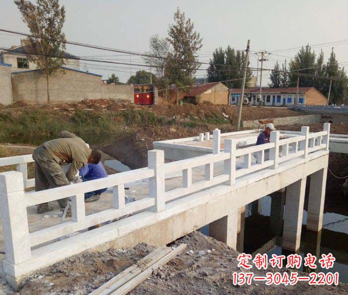 商丘寺庙景观汉白玉栏板石雕