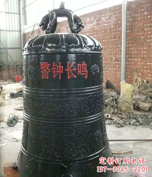 商丘寺庙铸铜钟铜雕 (4)