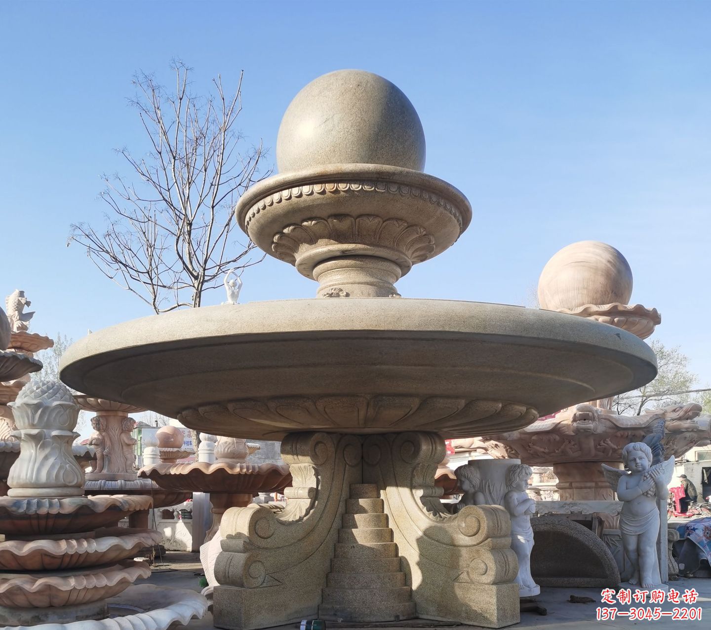 商丘松香玉大理石风水球
