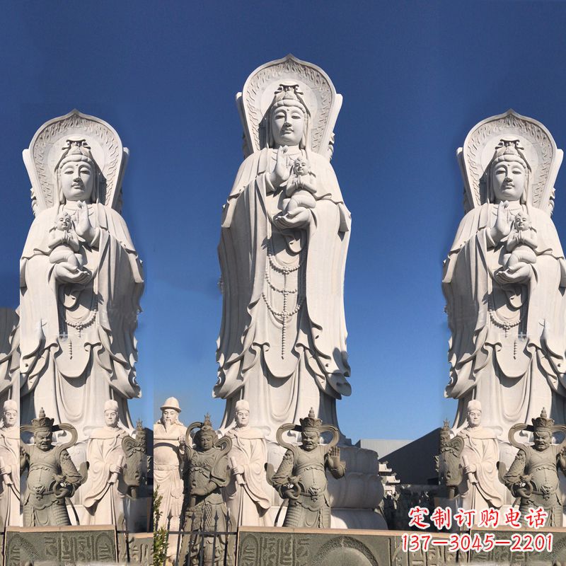 商丘送子观音大型石雕塑