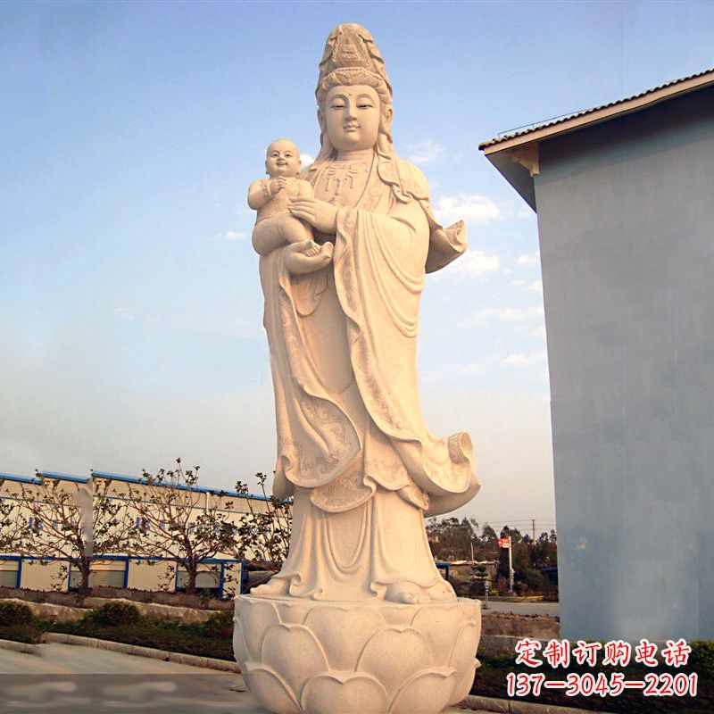商丘送子观音石雕