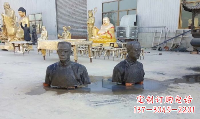 商丘陶行知半身像铜雕