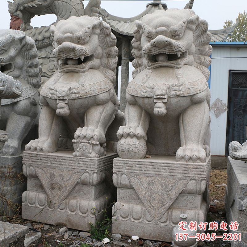 商丘天安门狮子石雕塑