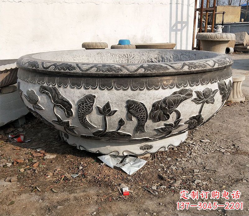 商丘庭院水缸景观石雕