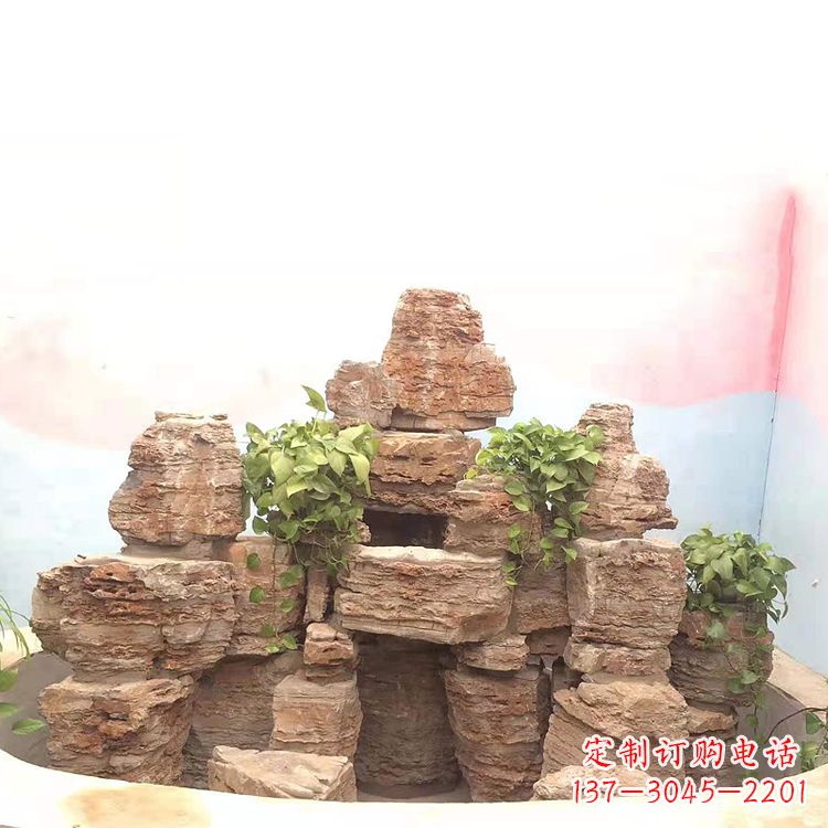 商丘庭院园林假山鱼池