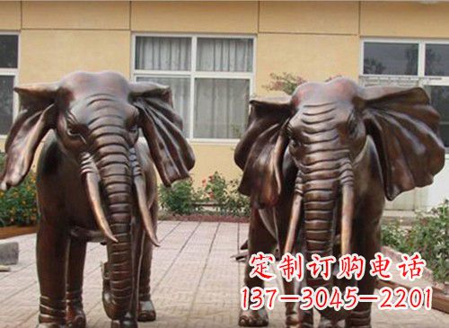 商丘铜雕大象222