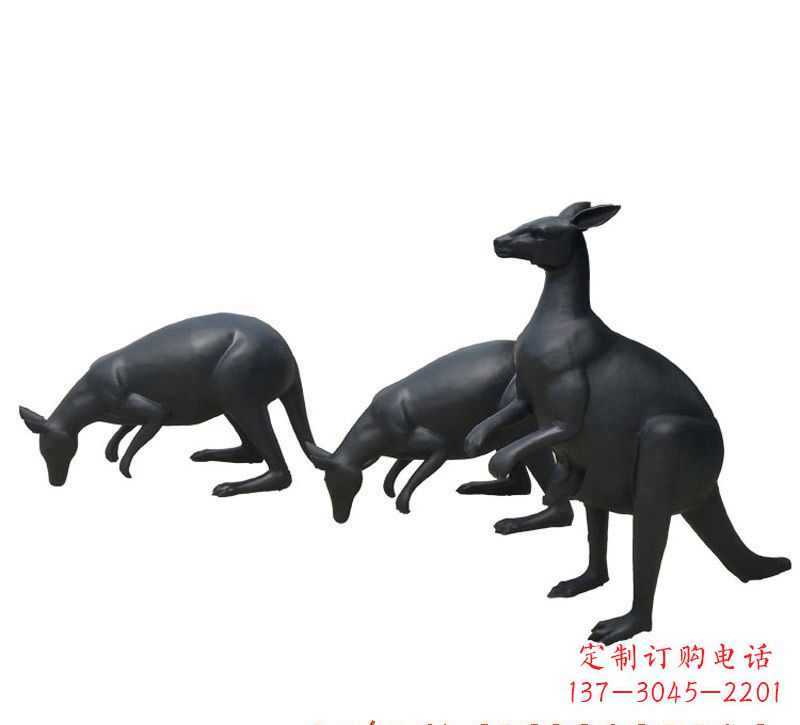 商丘铜雕袋鼠雕塑