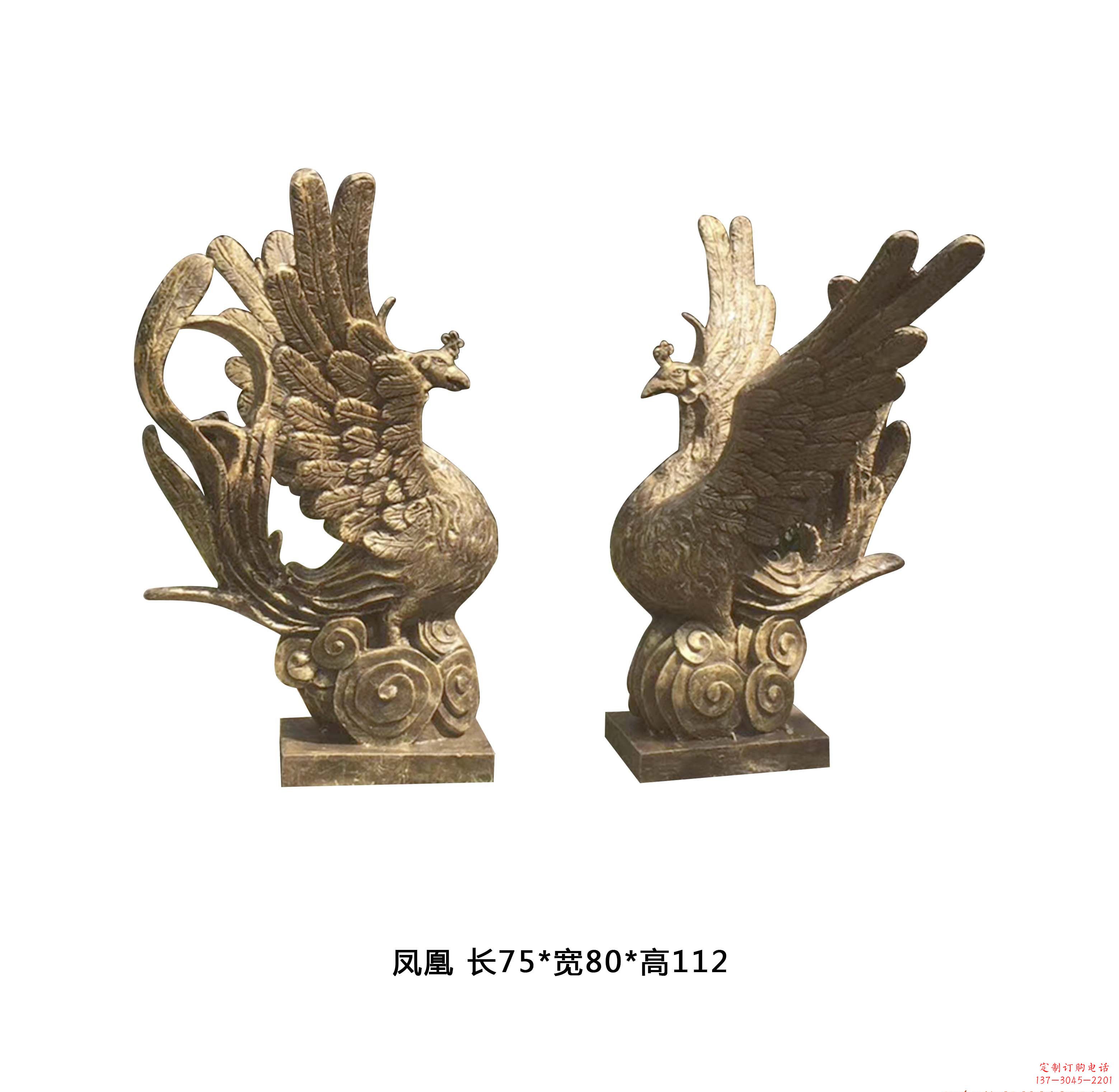商丘铜雕凤凰雕塑