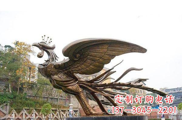 商丘铜雕凤凰