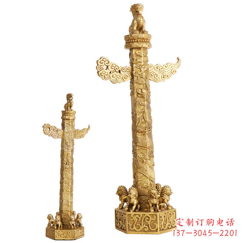 商丘铜雕华表柱