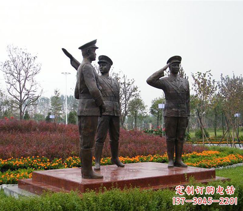 商丘铜雕警察铜雕