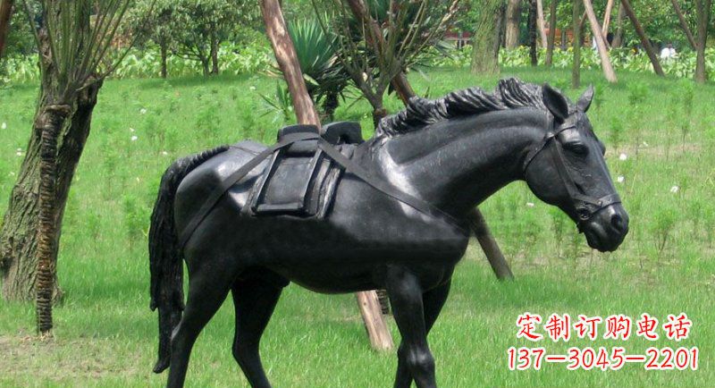 商丘铜雕马公园动物雕塑 (2)