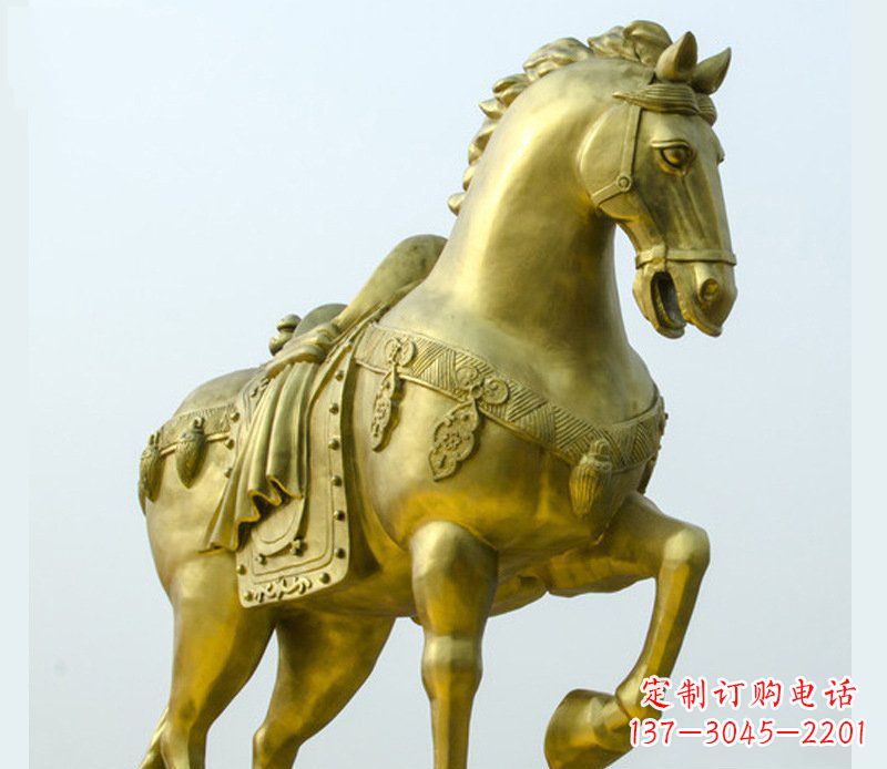商丘铜雕商场招财动物马雕塑