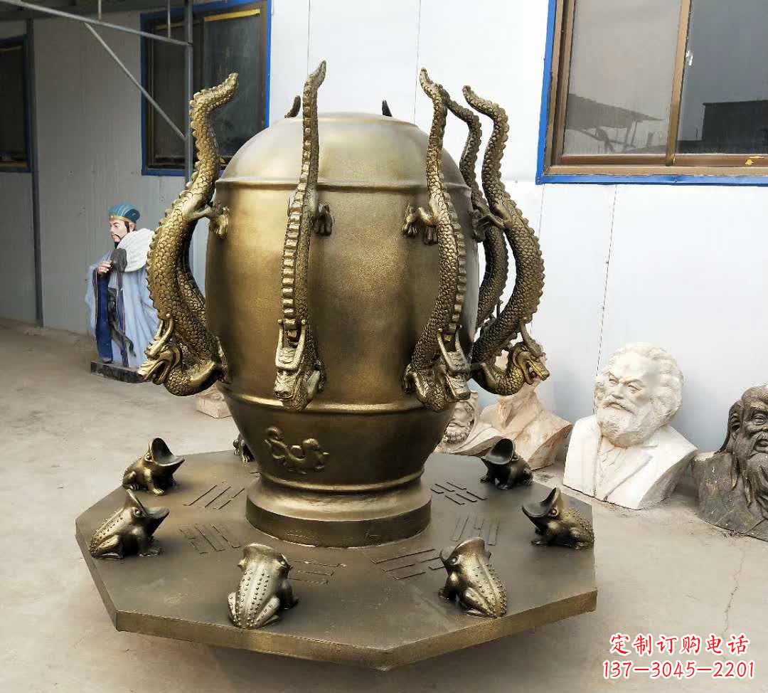 商丘铜雕校园景观地动仪