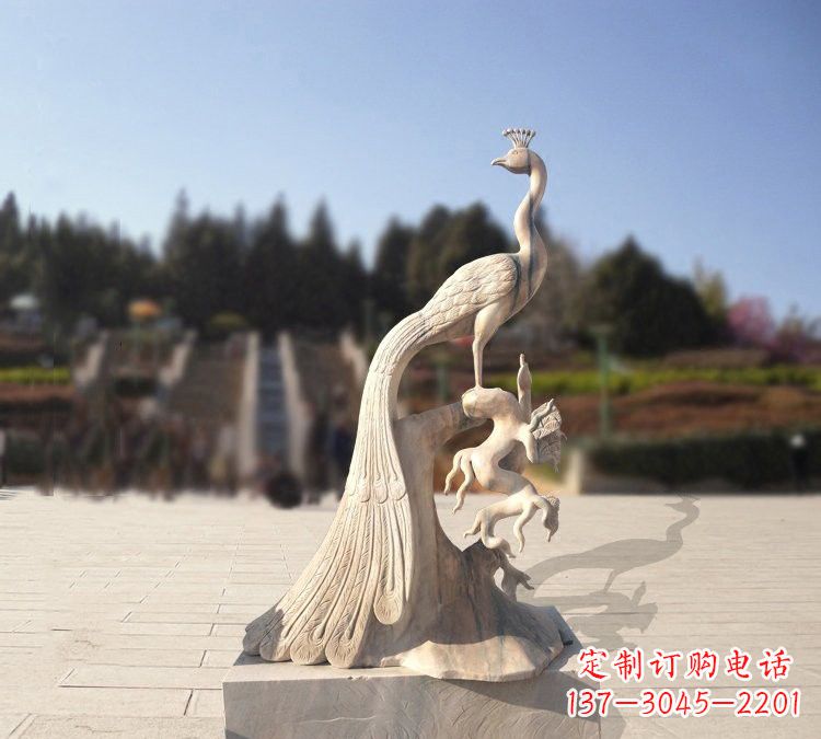 商丘晚霞红孔雀石雕