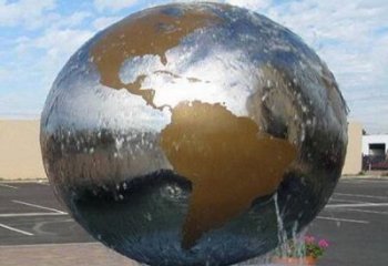 商丘国际化地球喷泉雕塑