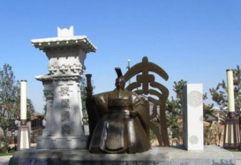 商丘秦始皇雕塑，精致细腻，传承历史之美