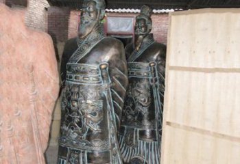 商丘珍贵的秦始皇青铜雕像