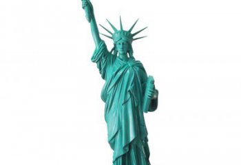 商丘青铜公园自由女神像，精美神像雕塑