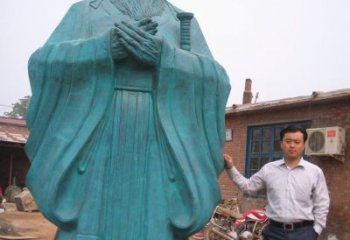 商丘来自中国历史的经典孔子雕塑