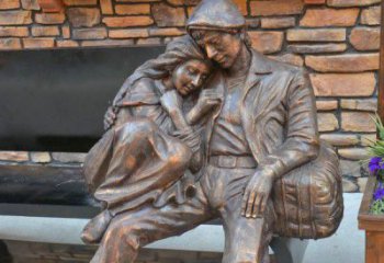 商丘象征爱情的永恒之美——情侣公园雕塑