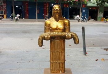 商丘昆仑山神农雕塑像，传承古老艺术
