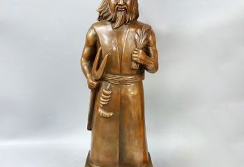 商丘尊贵的神农大帝铜雕塑