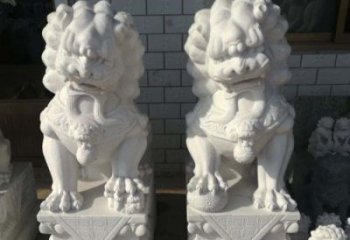 商丘狮子门口石雕，工艺精湛品质卓越