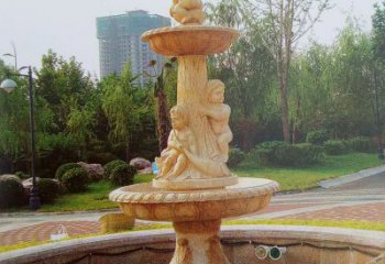 商丘石雕喷泉龙头——美观优雅的水景定制