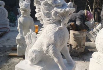 商丘正宗古典麒麟神兽招财动物雕塑