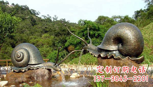 商丘蜗牛公园动物铜雕