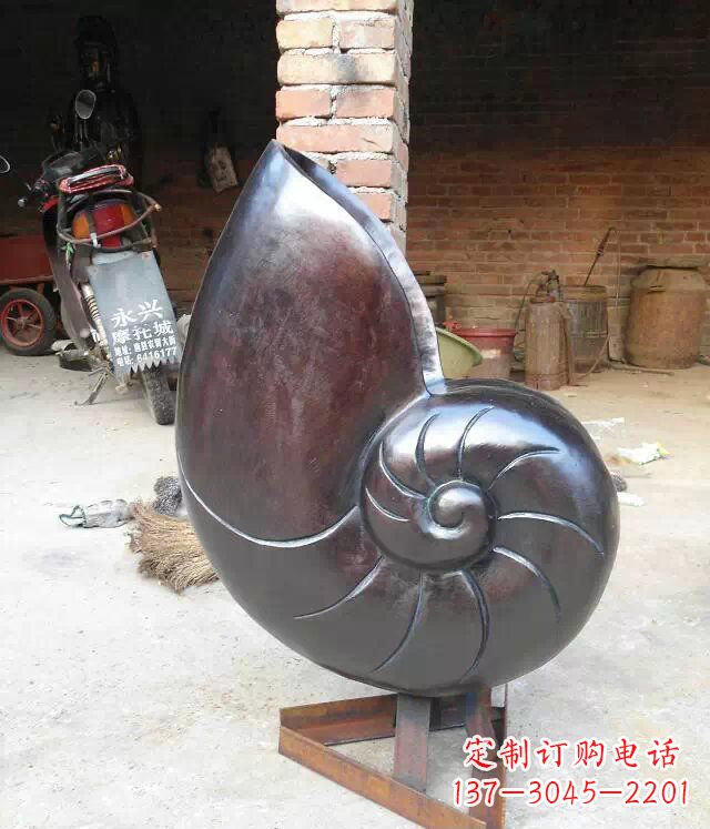 商丘蜗牛公园景观动物铜雕