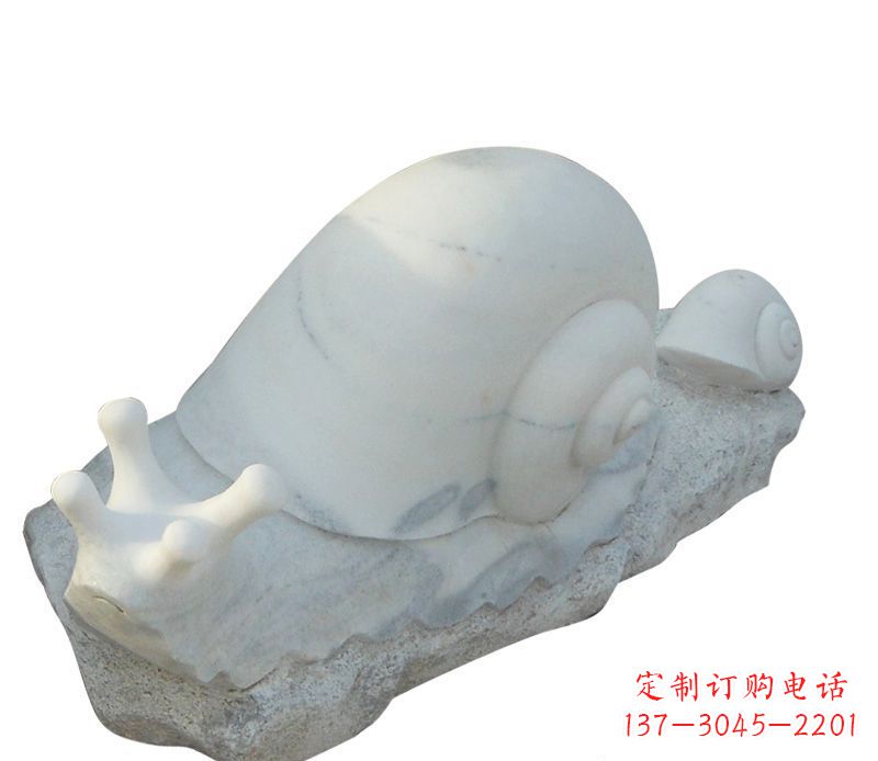 商丘蜗牛石雕公园动物摆件