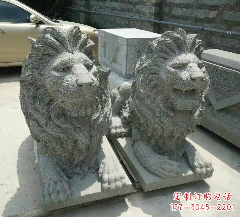 商丘卧式狮子石雕