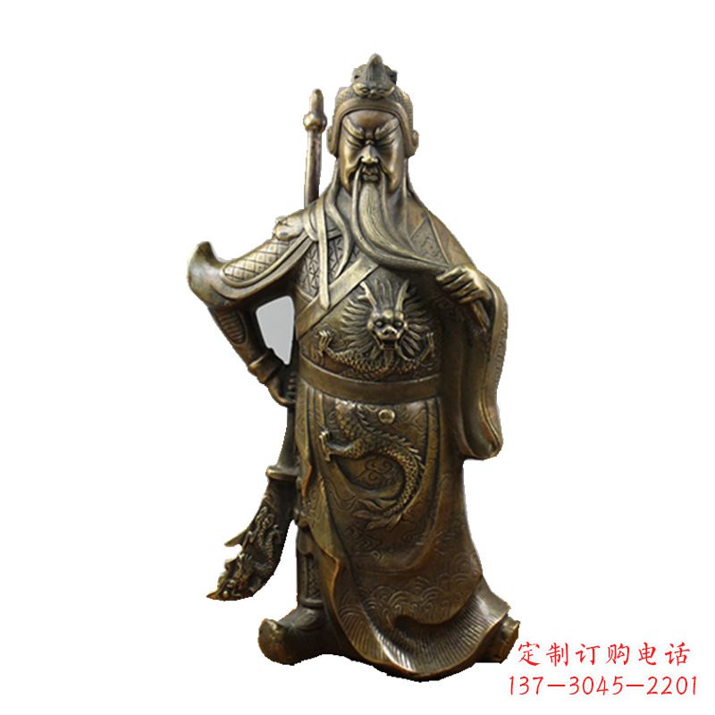 商丘武财神关公风水铜雕