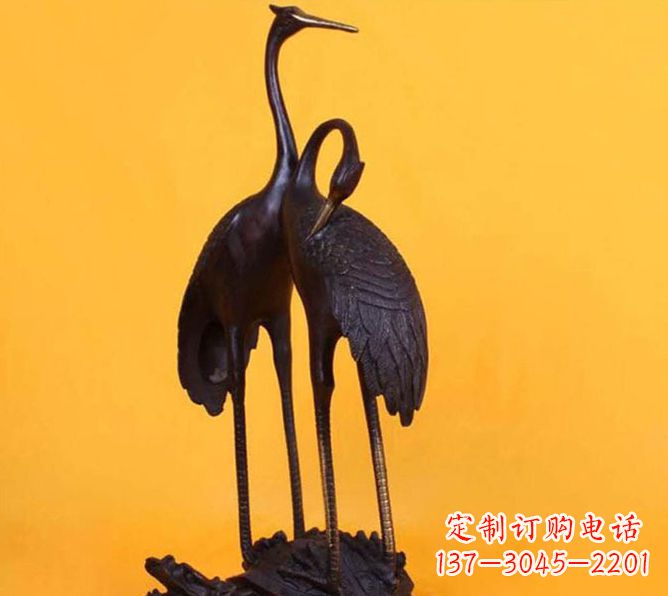 商丘仙鹤雕塑铜