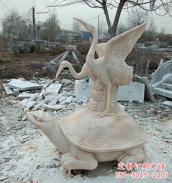 商丘仙鹤石材雕塑