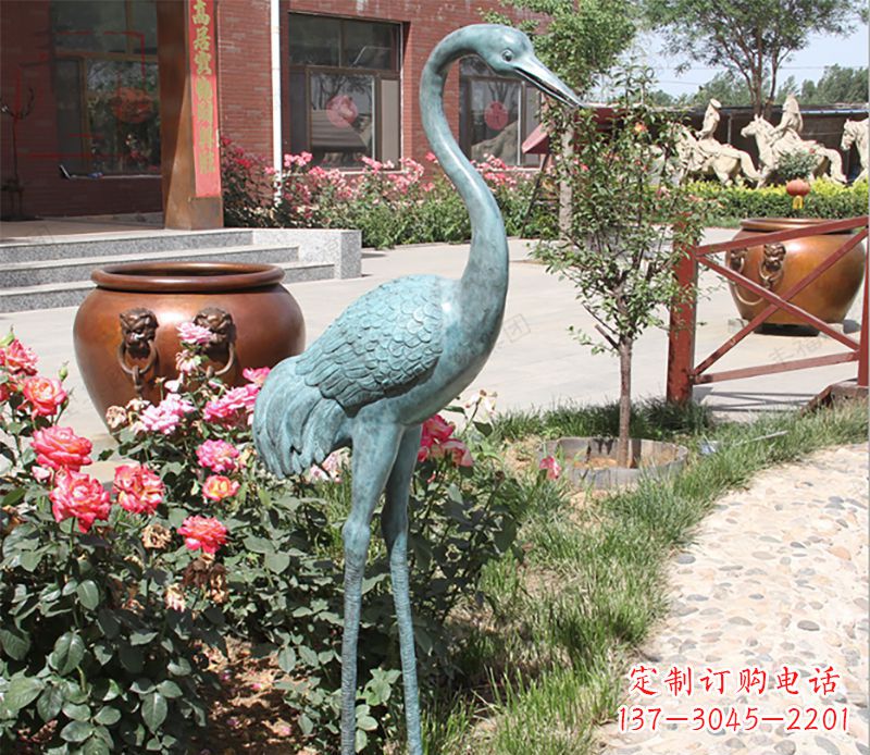商丘仙鹤铜雕