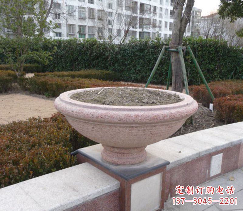 商丘小区花盆石雕